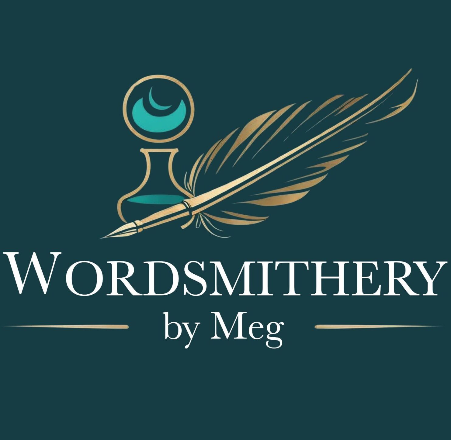 Logo: Wordsmithery by Meg